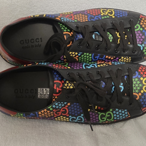 Gucci Ace GG Supreme Low 'Psychedelic - Black' - Picture 4 of 6